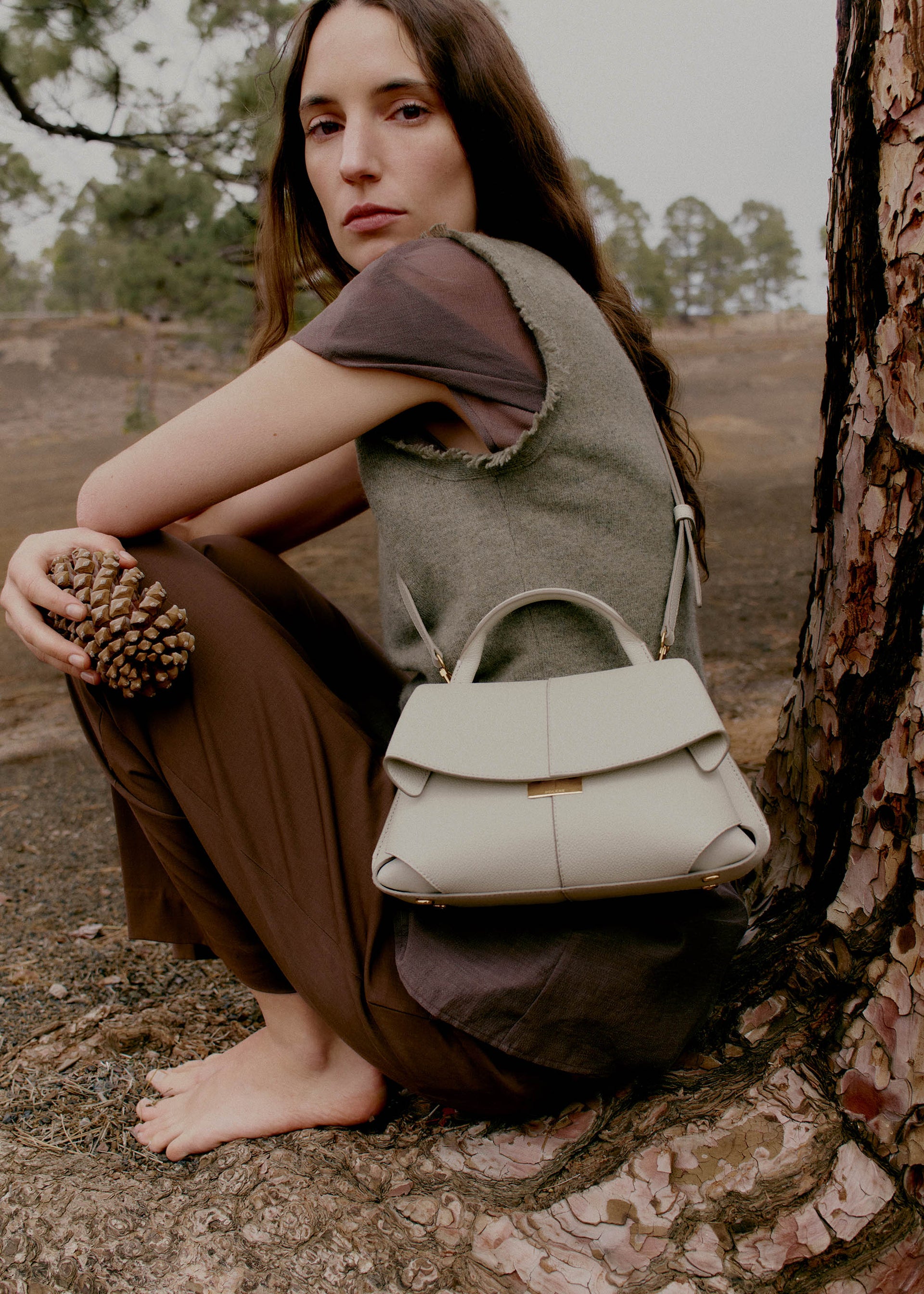 Mokki Mini - 텍스처드 초크 화이트