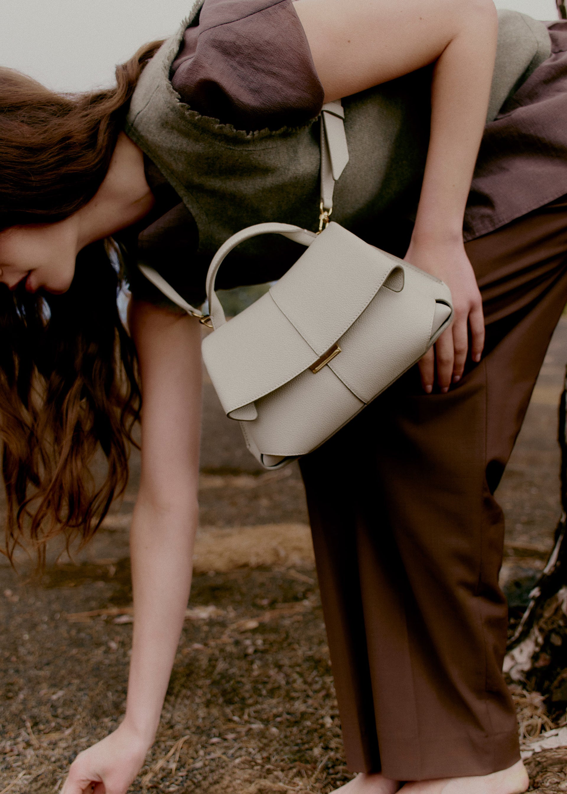 Mokki Mini - 텍스처드 초크 화이트