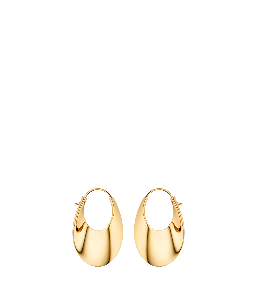 에올 슬림 크레올 귀걸이 - 24K 골드 도금 에디션 – Polène