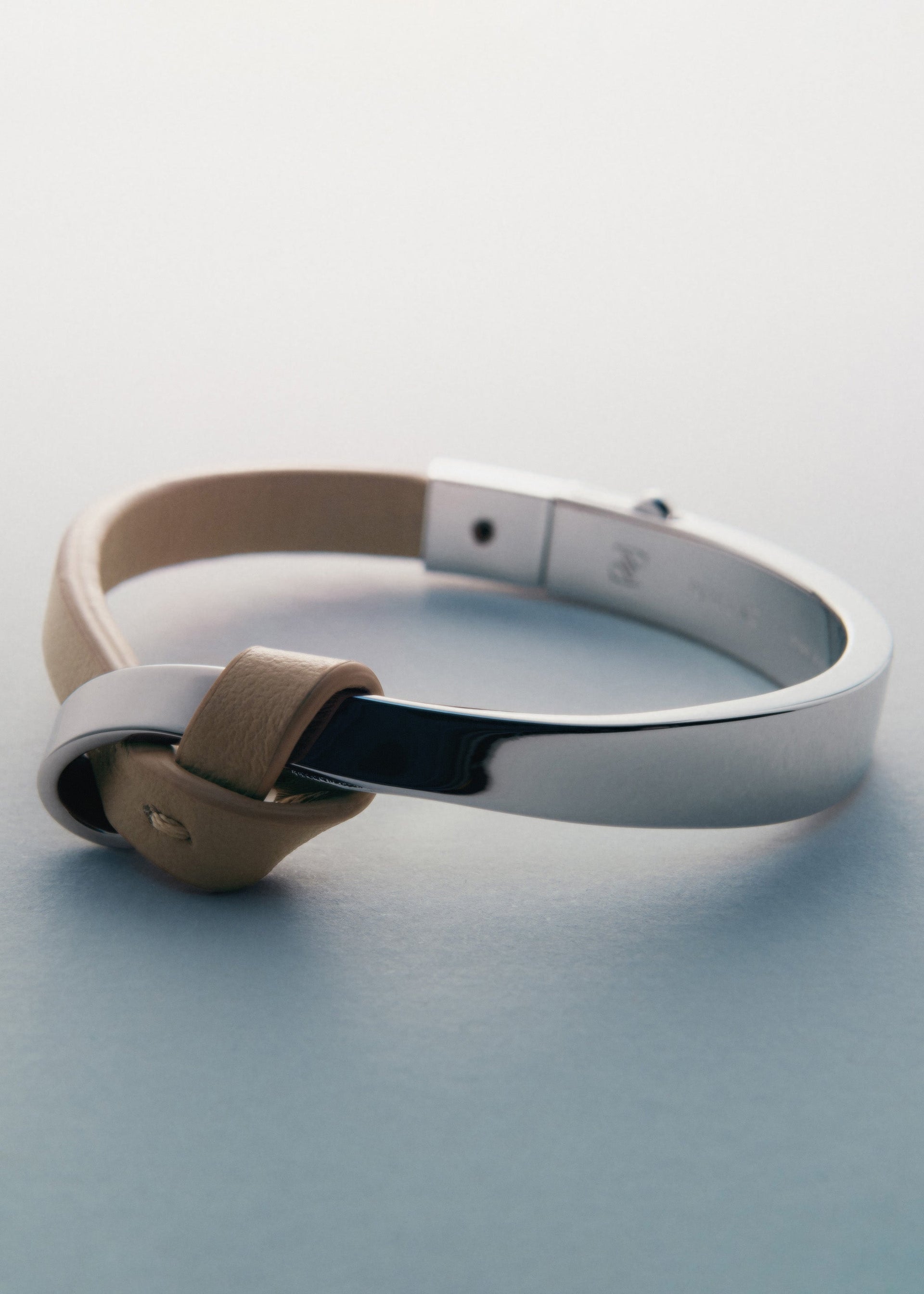 Ormé(오르메) 뱅글 팔찌 - 실버 토프 레더