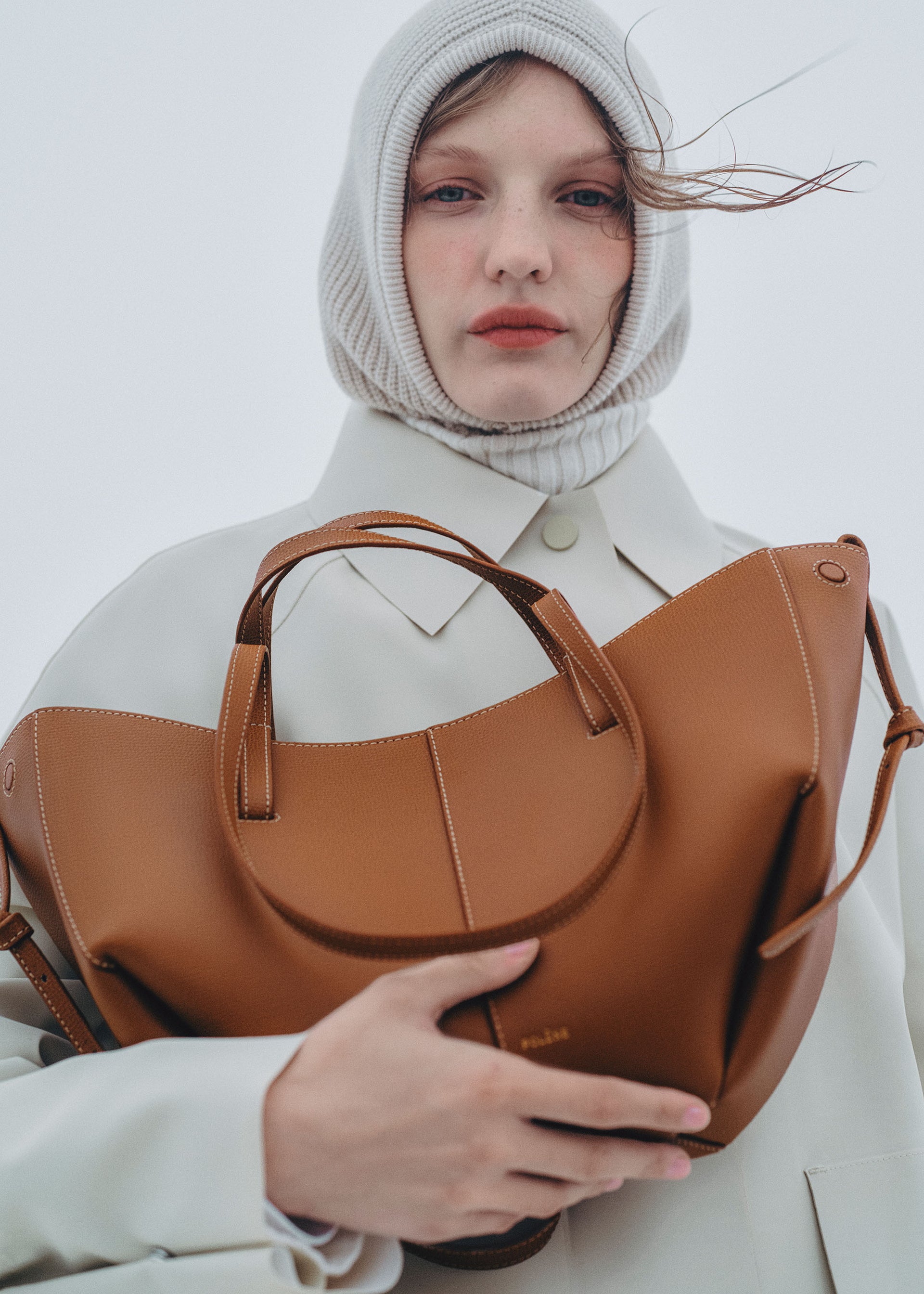 Cyme Mini(심 미니) - 카멜 텍스처드