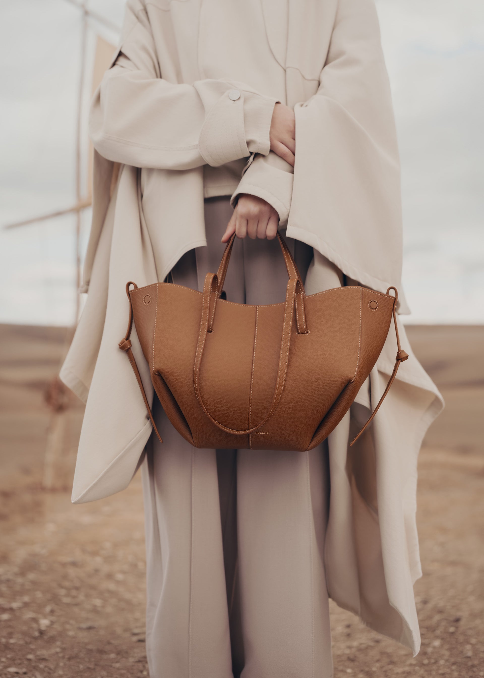 Cyme Mini(심 미니) - 카멜 텍스처드