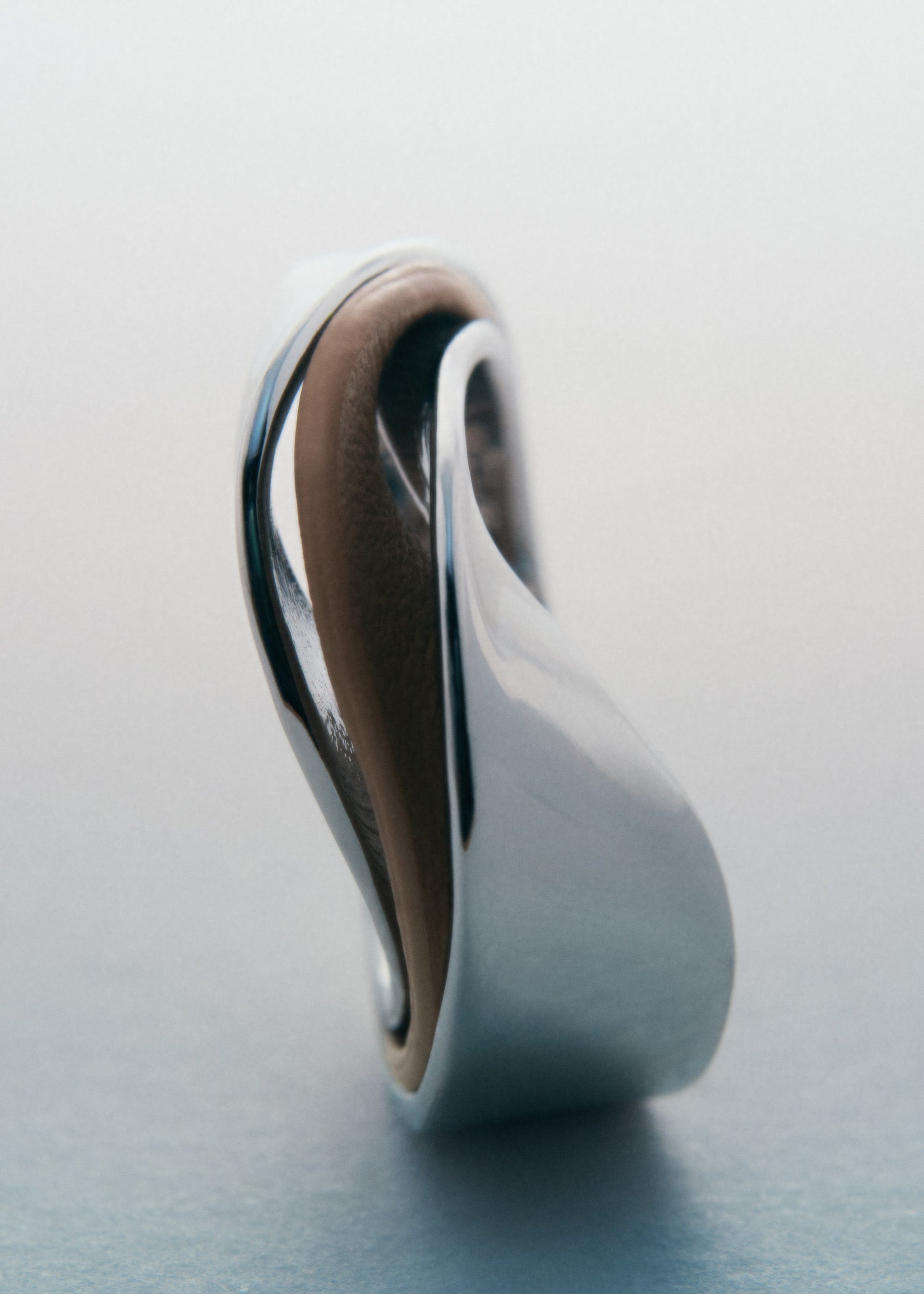 Ormé(오르메) 반지 - 실버 토프 레더