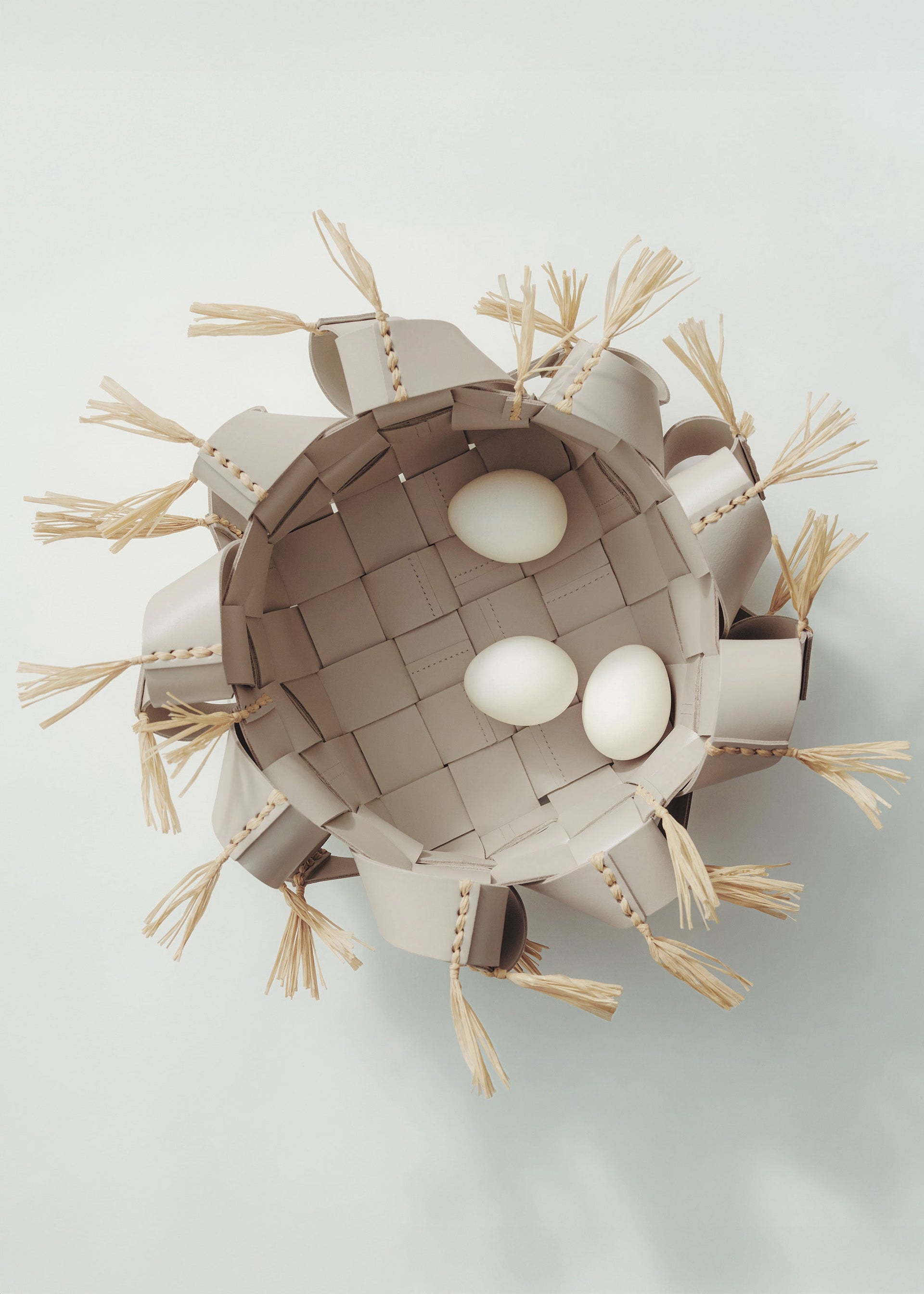 이니(Yni) 바구니 - 화이트 초크