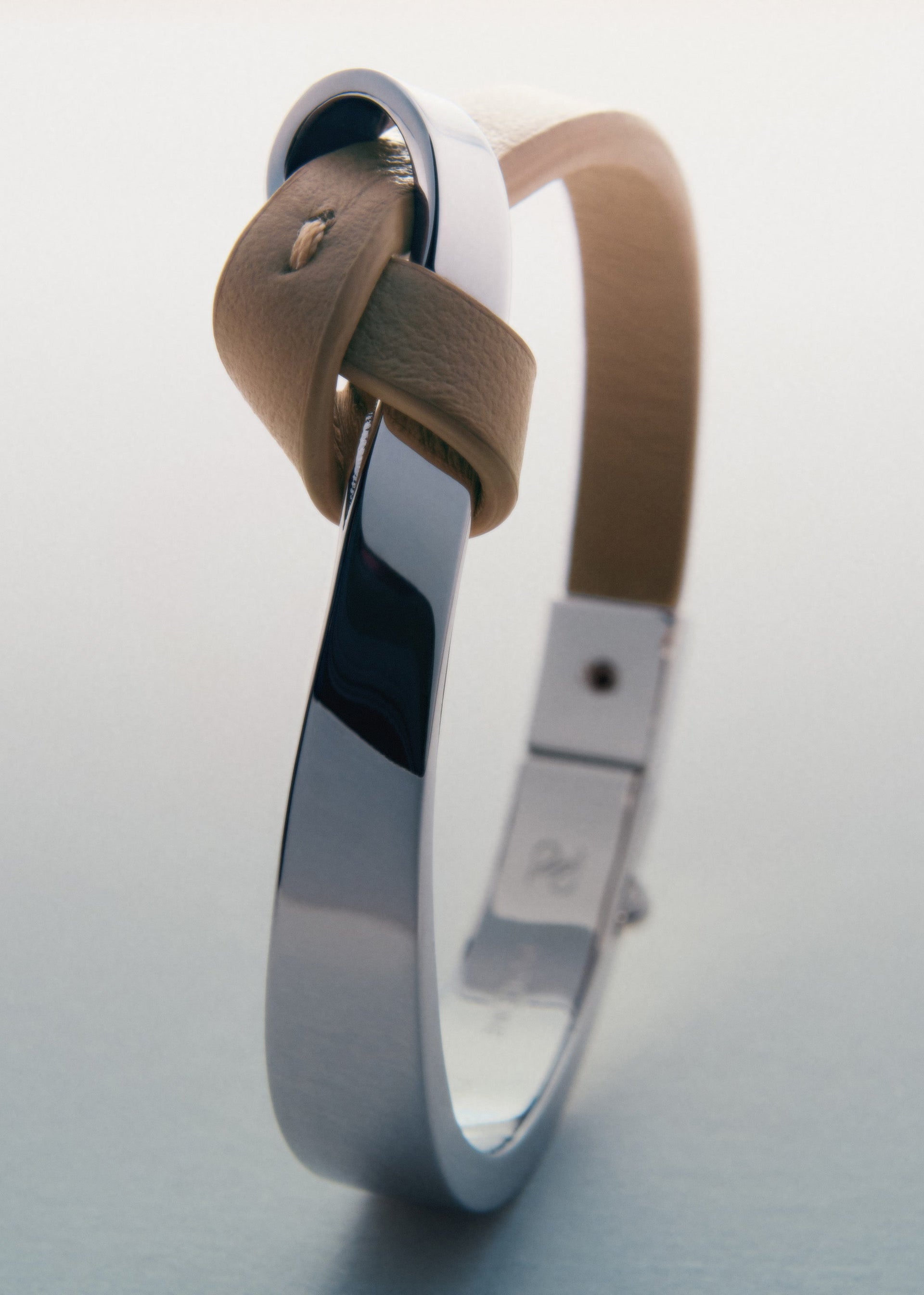 Ormé(오르메) 뱅글 팔찌 - 실버 토프 레더