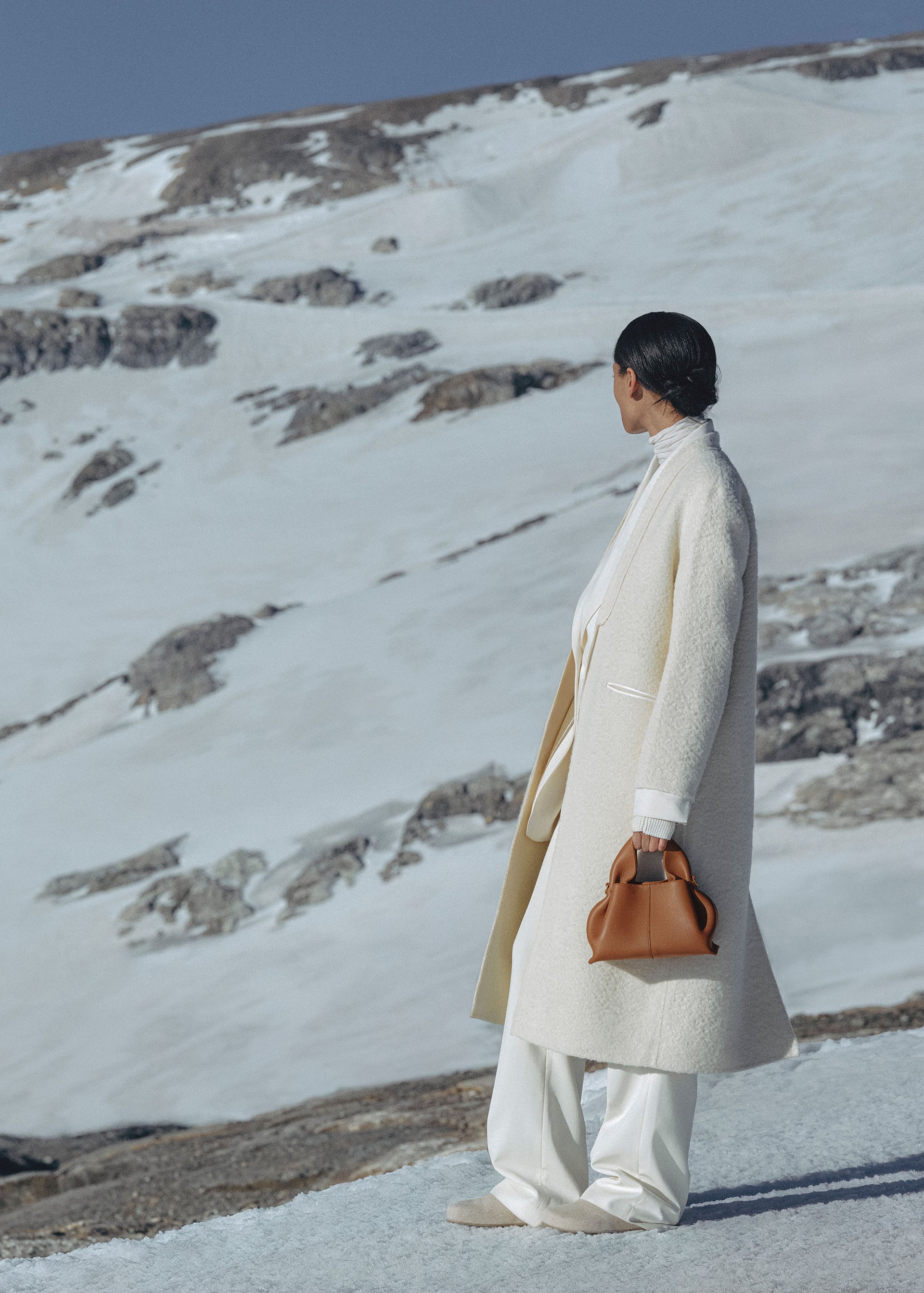 Numéro Neuf Mini(누메로 눼프 미니) - 카멜 텍스처드