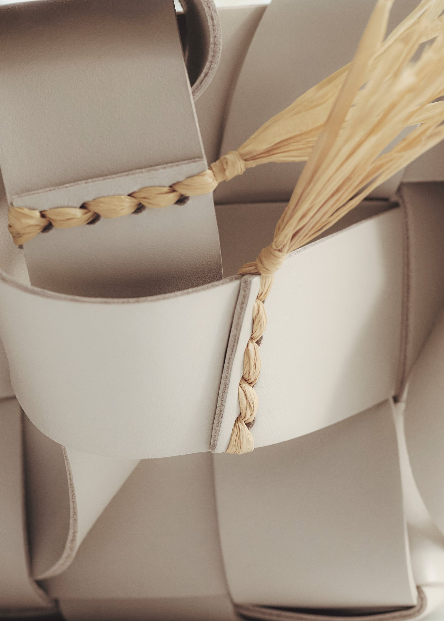 이니(Yni) 바구니 - 화이트 초크