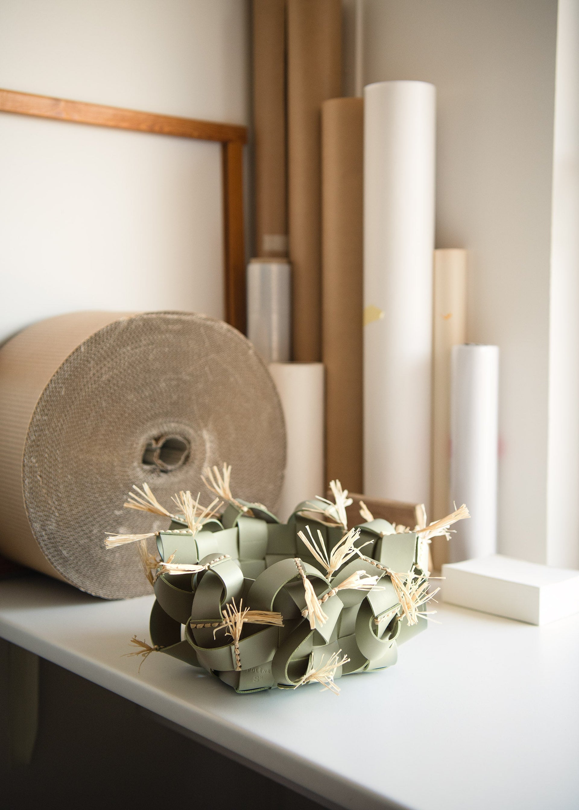 이니(Yni) 바구니 - 올리브